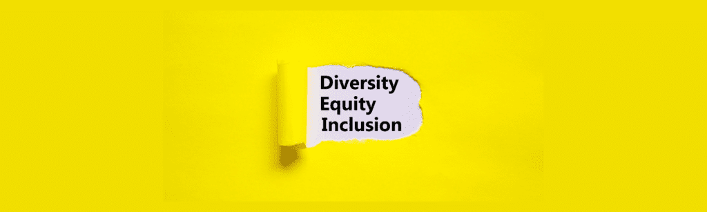 The words Diversity, Equity, Inclusion